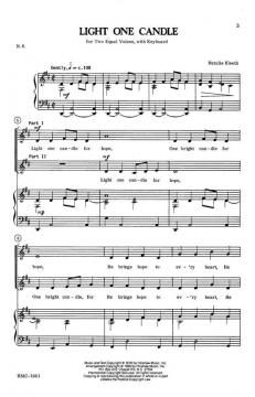 Light One Candle von Nathalie Sleeth 