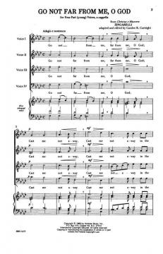 Go Not Far From Me, O God von Carolee R. Curtright 