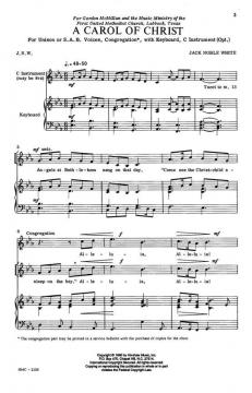 A Carol Of Christ von Jack White 