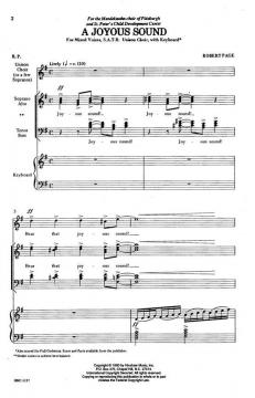 A Joyous Sound von Robert Page 