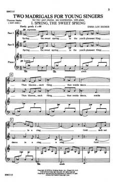 Two Madrigals von Emma Lou Diemer 