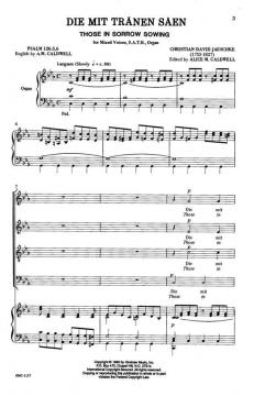 Those In Sorrow Sowing von Christian David JaeschkeAlice M. Caldwell 