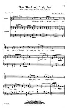 Bless The Lord, O My Soul von Ruth Watson Henderson 