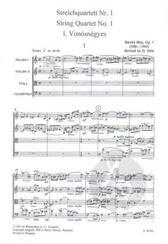 String Quartet No. 1 von Béla Bartók 