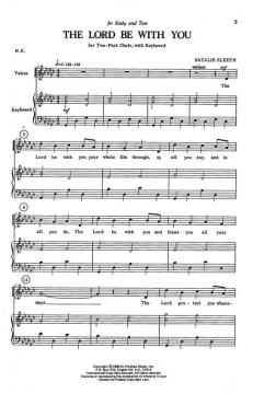 The Lord Be With You von Natalie Sleeth 