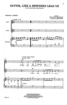 Savior, Like A Shepherd Lead Us von William B. Bradbury 