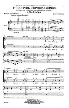 Three Philosophical Songs von Jean Coulthard 