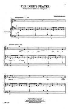 The Lord's Prayer von Malcolm Archer 