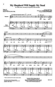 My Shepherd Will Supply My Need 