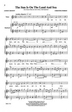 The Sun Is On The Land And Sea von Christine PerkeyChristine Perkey 