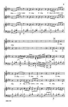 O Sing To The Lord A New Song von William H. BatesWilliam H. Bates 