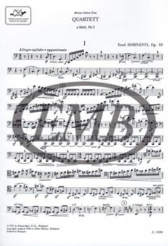 String Quartet No. 3 von Ernst von Dohnanyi 
