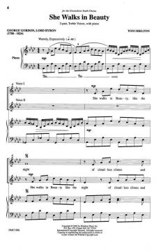 She Walks In Beauty von Tom Shelton 