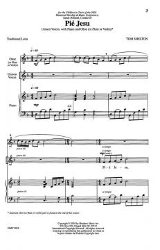 Pie Jesu von Tom Shelton 