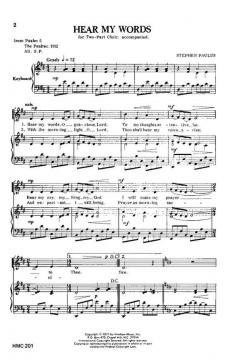 Hear My Words von Stephen Paulus 