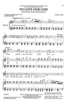 To Love Our God von Mark Hayes 