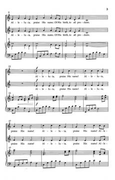 Alleluia, Praise His Name von David Lantz III 