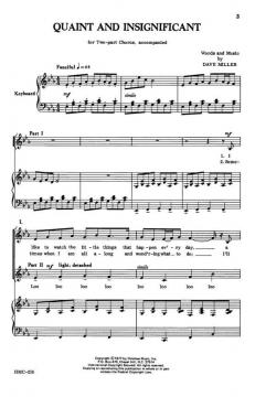 Quaint And Insignificant von Dave MillerDave Miller 