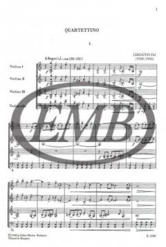 Quartettino von Pal Jardanyi 