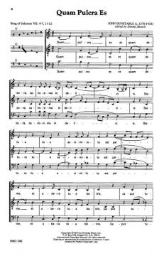 Quam Pulcra Es von Shrock 