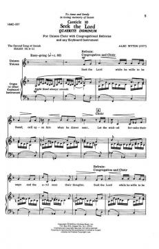 Seek The Lord von Alec Wyton 