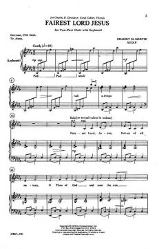 Fairest Lord Jesus von Gilbert M. Martin 