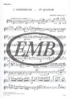 String Quartet No. 1 von Zoltan Kodaly 