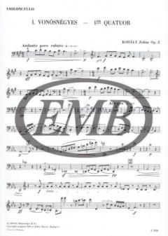 String Quartet No. 1 von Zoltan Kodaly 