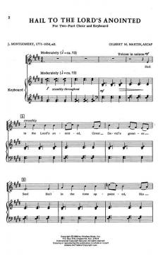 Hail To The Lord's Anointed von Gilbert M. Martin 