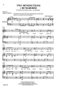 Two Benedictions von John HormanJohn Horman 