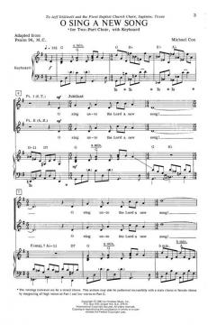 O Sing A New Song von Michael Cox 