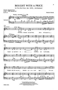 Bought With A Price von Natalie Sleeth 