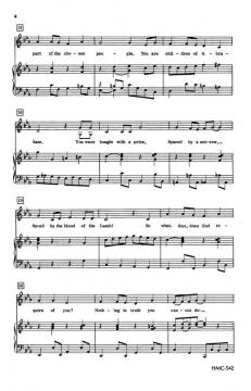 Bought With A Price von Natalie Sleeth 