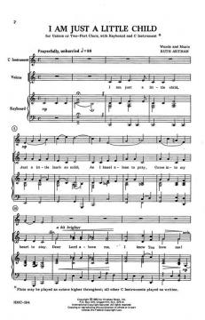 I Am Just A Little Child von Ruth Artman 