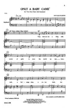 Only A Baby Came von Nathalie Sleeth 