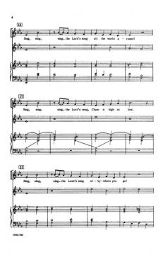 Sing The Lord's Song von Natalie Sleeth 