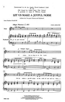 Let Us Make A Joyful Noise von Paul Sjolund 