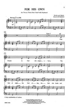 For His Own von Dale Peterson 