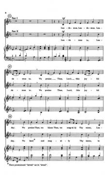 Laudamus Te von Nathalie Sleeth 