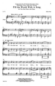 Fill The World With A Song von Allen Pote 