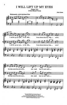 I Will Lift Up My Eyes von John Carter 