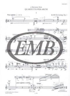 String Quartet No. 1 von György Kurtag 