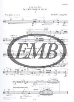 String Quartet No. 1 von György Kurtag 
