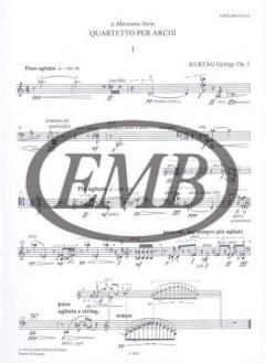 String Quartet No. 1 von György Kurtag 