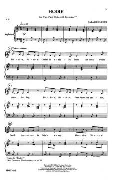 Hodie von Nathalie Sleeth 