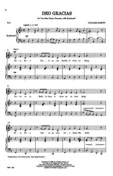 Deo Gracias von Nathalie Sleeth 