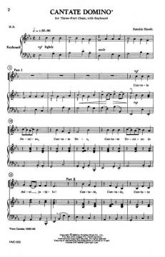 Cantate Domino von Nathalie Sleeth 