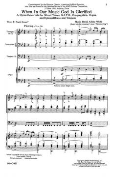 When In Our Music God Is Glorified von David Ashley WhiteDavid Ashley White 