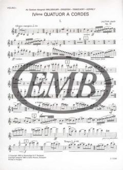 String Quartet No. 4 von Laszlo Lajtha 