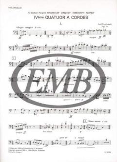 String Quartet No. 4 von Laszlo Lajtha 